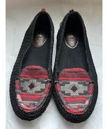 THE SAK Boho Crochet Slip-On Loafer Sz 8 Pre Owned - $32.48 CAD