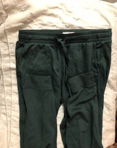 Lou &amp; Grey Claudia Sweatpant Fleece Joggers Green Size XS - $49.95