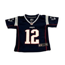 Nike New England Patriots Tom Brady #12 NFL Baby Infant Blue Jersey 12 Month - £20.08 GBP