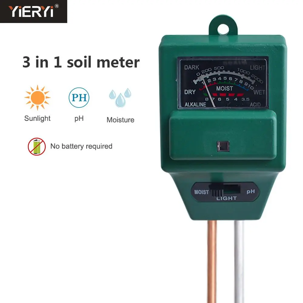 3 in 1 Plant Flowers Soil PH Tester Moisture Measuring humidity Light Meter Hydr - £169.39 GBP