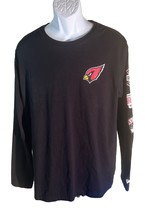 NEW ERA Men&#39;s Long Sleeve Arizona Cardinals T-Shirt Black XL - $14.50