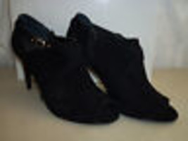 Alfani New Womens Dublin Black Open Toe Heels 9.5 M Shoes - £45.89 GBP