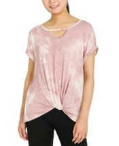 MSRP $29 Hippie Rose Juniors&#39; Twist-Hem Keyhole-Cutout Top Size XL - £10.65 GBP