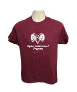 Fordham Prep Rams Higher Achievement Program Adult Medium Burgundy TShirt - £15.68 GBP