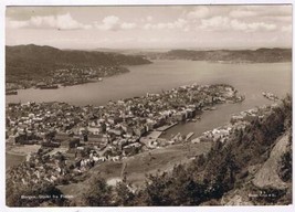 Norway Postcard RPPC Bergen View From Floien - £3.41 GBP