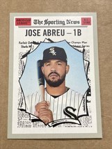 2019 Topps Heritage Jose Abreu Sporting News Chicago White Sox #352 - £1.48 GBP