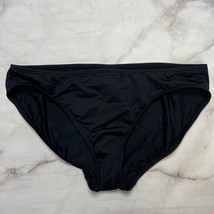 LRL Ralph Lauren Womens Hipster Bikini Bottoms Black Size 12 New - £19.74 GBP