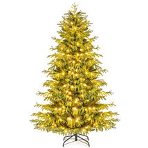 Artificial Christmas Tree with LED Lights and PVC Mixed Branch Tips-6 - ... - $134.11