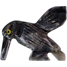 Hummingbird Peruvian Dolomite Spirit Animal, Pocket Totem, Worry Comfort... - $3.91