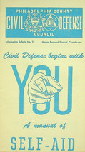 Philadelphia County (PA) Civil Defense Booklet/Manual - Vintage - £22.05 GBP
