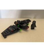 Official LEGO Star Wars Kylo Ren Minifigure and Micro Ship Loose Set - $334.05 MXN