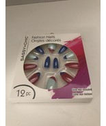 NEW Sassy+Chic Fashion Nails Red White And Blue. Glue Not Included SHIPN... - $12.04 CAD