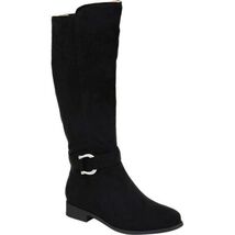 Journee Collection Cate Size US 6.5 M Women&#39;s Western Riding Boots Black - $32.30 CAD
