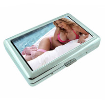 Dubai Pin Up Girls D10 Silver Metal Cigarette Case RFID Protection Wallet - £13.41 GBP