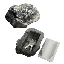 Outdoor Camouflage Stone Key Hider - Realistic Look, Safe for Yard - £17.09 GBP