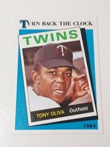 Tony Oliva Minnesota Twins 1989 Topps Turn Back The Clock Card #665 - £0.76 GBP