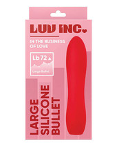 Luv Inc. Large Silicone Bullet - Red - £27.30 GBP