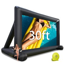 Outdoor Inflatable Movie Screen, No Seam Projector Screen With Air Blowe... - $1,037.99