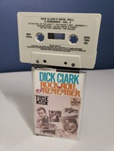Dick Clark&#39;s Rock Roll &amp; Remember cassette tape Clark American Bandstand 80s - £4.66 GBP