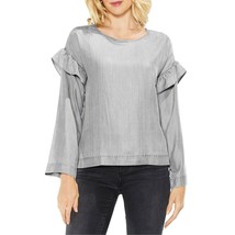 NWT Womens Size Small or Medium Nordstrom Vince Camuto Gray Cotton &amp; Modal Top - £19.91 GBP