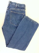 Legendary Gold Men&#39;s Denim Boot Cut Zipper Fly 5 Pocket Blue Jeans Size ... - $12.86