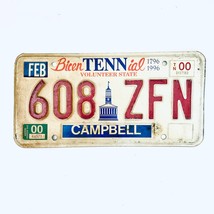 2000 United States Tennessee Campbell County Passenger License Plate 608... - $16.27 CAD