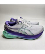 Asics Gel Kayano 30 Running Shoes Sneakers Green Purple Size 9.5 NO INSOLES - £52.79 GBP