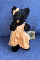 Vintge Boyds Bears Archive Collection Plush Black Cat Handmade SPOOKY TA... - $23.99