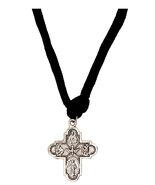 Four Way 1&quot; Adjustable Corded Pendant Necklace, New #AB-24-1 - $73.06 MXN