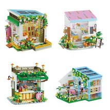 4pcs/set Kids Building Blocks Toys - DIY Bricks Girls Flower House Gift 2033-203 - £63.14 GBP