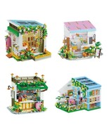 4pcs/set Kids Building Blocks Toys - DIY Bricks Girls Flower House Gift ... - £62.12 GBP