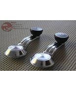 Manual Window Crank Door Requlator Handles Pair Black Knobs Chevy GM Car... - €14,03 EUR