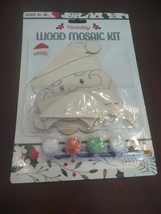 Wood Mosaic Kit Santa Claus For Kids - £6.96 GBP