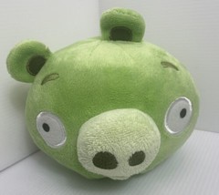 Angry Birds Green Bad Pig 8&quot; Plush Commonwealth NO SOUND Stuffed Piggies - £11.84 GBP