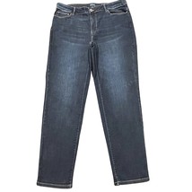 J Jill Jeans Womens 16R Blue Boyfriend Straight Leg Ankle Mid Rise Stret... - $27.17