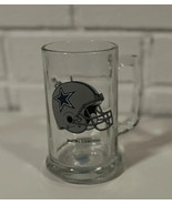 Dallas Cowboys Glass Beer Mug Vintage - £19.22 GBP