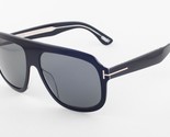 Tom Ford RONAN 743 01D Black / Gray Gradient Sunglasses TF743 01D 58mm - $236.55