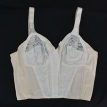 Vintage Angela Long Bra White Bustier 34B Style P570 with Original Box  - £39.10 GBP