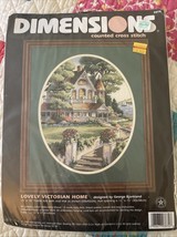 DIMENSIONS Cross Stitch Kit LOVELY VICTORIAN HOME #3874 NEW George Bjork... - $486.91 MXN