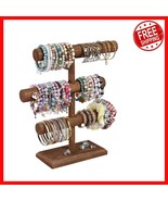 Freestanding 3-Tier Jewelry Display Stand - Perfect for Bracelets &amp; Watches - $46.81 CAD