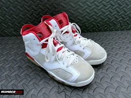 Nike Air Jordan Retro 6 VI Alternate Hare 384665-113 Size 6Y GS Youth Re... - £87.25 GBP
