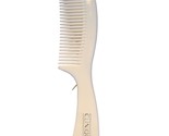 Vintage Clinique Hair Comb Wide Tooth Detangling Hard Plastic White 9&quot; Logo - £17.24 GBP