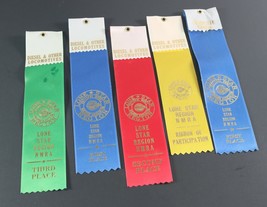 LOT of Texas Lone Star National Model Railroad Association Locomotive Ribbons - £9.39 GBP