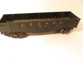 LIONEL TRAINS  POST-WAR 6012 SHORT GONDOLA CAR- 0/027- D/C TRUCKS- FAIR ... - $7.55