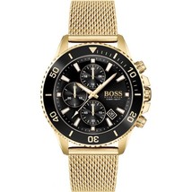 Hugo Boss Admiral HB1513906 cronografo quadrante nero orologio da polso da uomo - £99.51 GBP