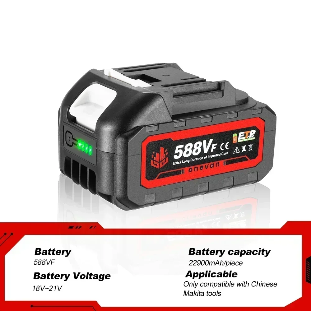 Able battery 22900mah lithium ion battery for electric wrench for makita electric power thumb200