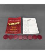 Yahtzee Deluxe Edition 1997Score Pad 10 Sheets 8 chips &amp; Instr Replaceme... - £6.88 GBP