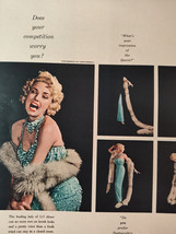 1957 Esquire Article Photos Actress EDITH ADAMS doing Imitations Louis R... - $10.80