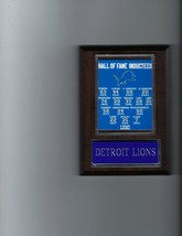 Detroit Lions Hof Players Plaque Football Nfl - £3.89 GBP