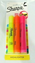 Sharpie Neon 3 Color HIGHLIGHTER 3pk Chisel Tip Non-Toxic Odorless 25173 - £7.17 GBP